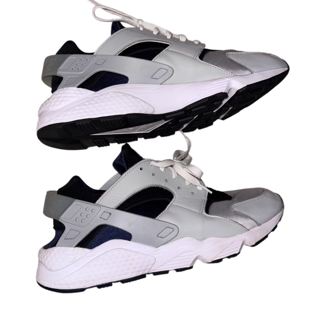 Mint! Nike AIR Huarache gray navy athletic men’s tennis shoes sneakers size 13 - Picture 14 of 17